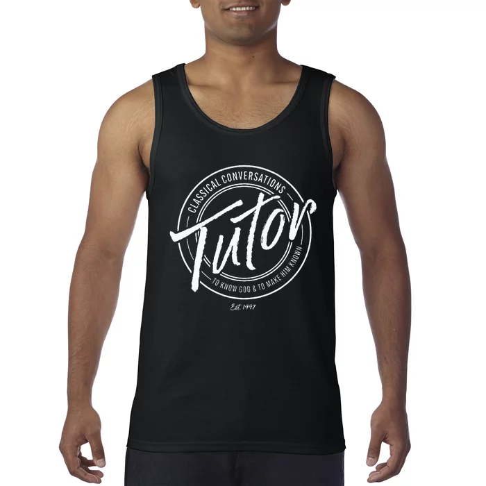 CC Classical Conversations Tutor Lead Learner Homeschool Tank Top