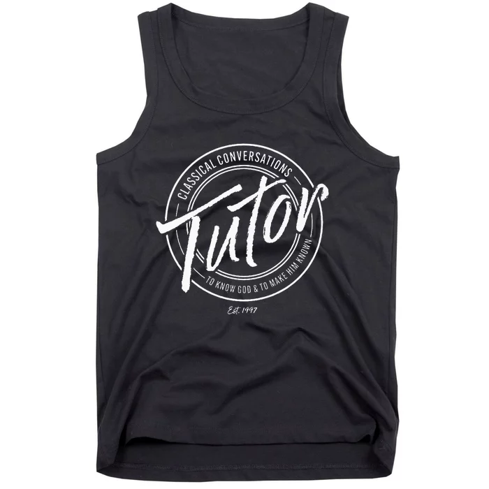 CC Classical Conversations Tutor Lead Learner Homeschool Tank Top