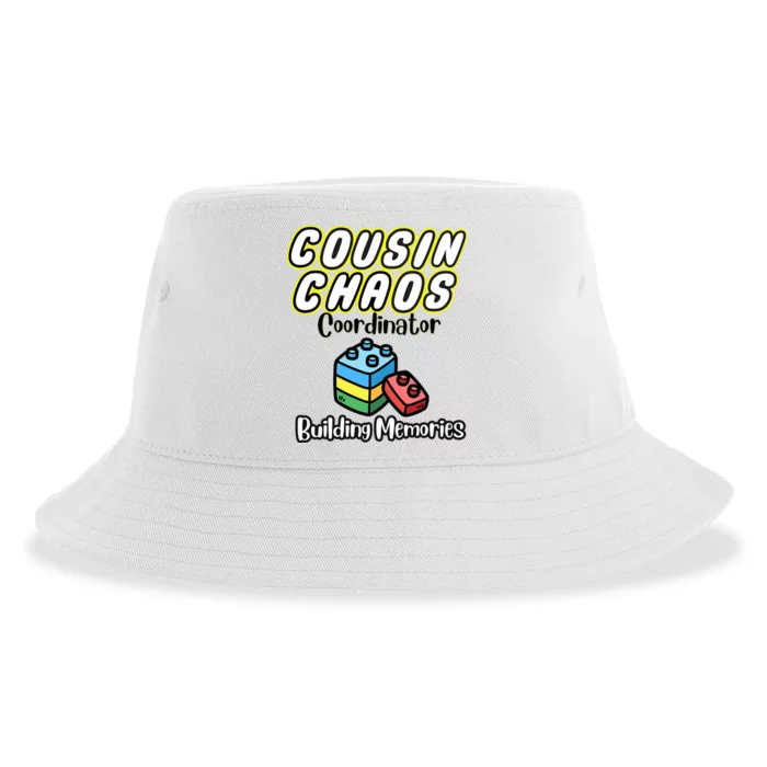 Cousin Chaos Coordinator Building Memories Sustainable Bucket Hat