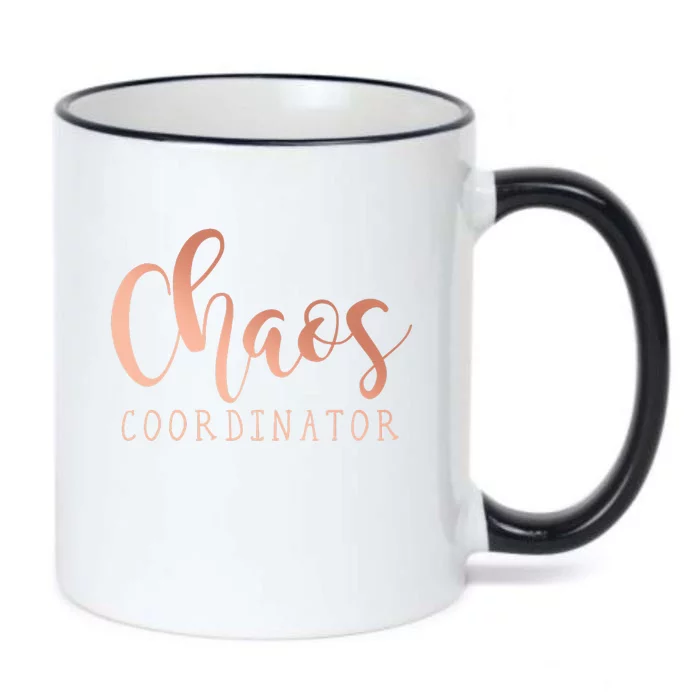 Chaos Coordinator Black Color Changing Mug