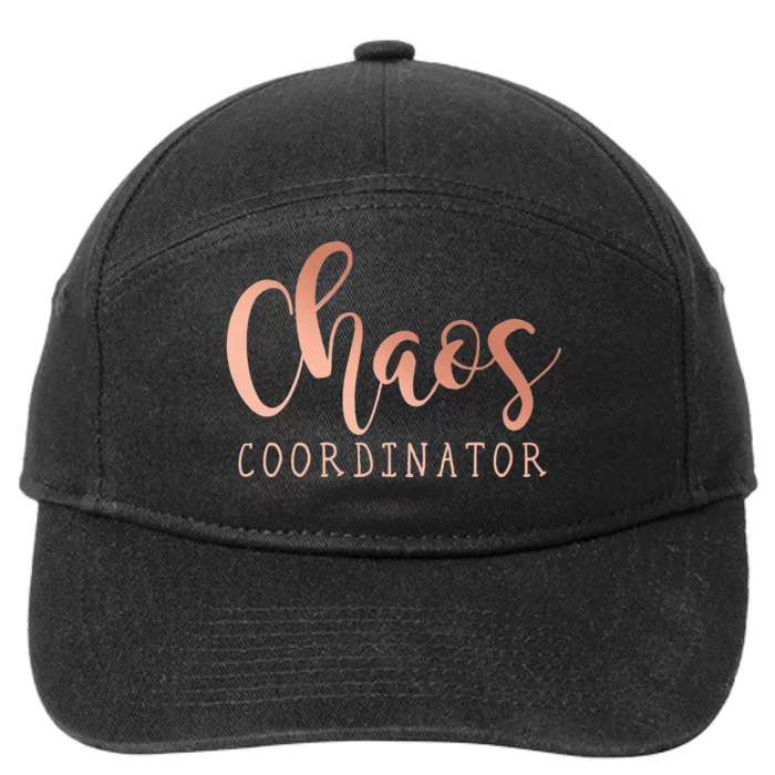 Chaos Coordinator 7-Panel Snapback Hat