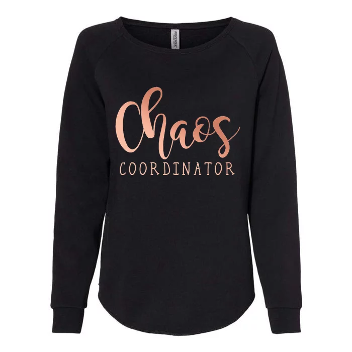 Chaos Coordinator Womens California Wash Sweatshirt