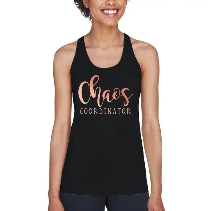 Chaos Coordinator Women's Racerback Tank