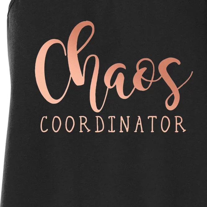 Chaos Coordinator Women's Racerback Tank