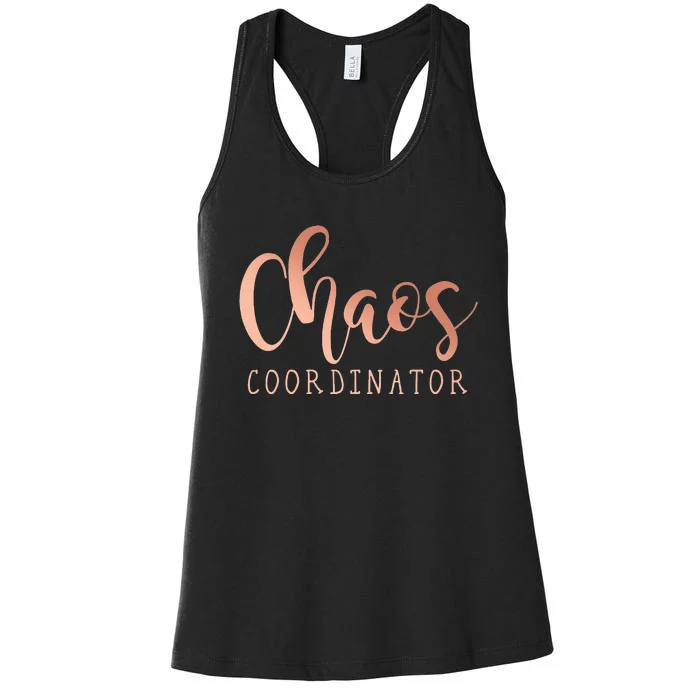 Chaos Coordinator Women's Racerback Tank