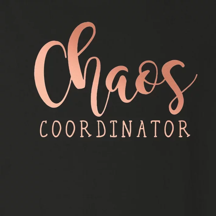 Chaos Coordinator Toddler Long Sleeve Shirt