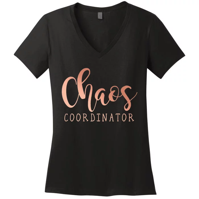 Chaos Coordinator Women's V-Neck T-Shirt