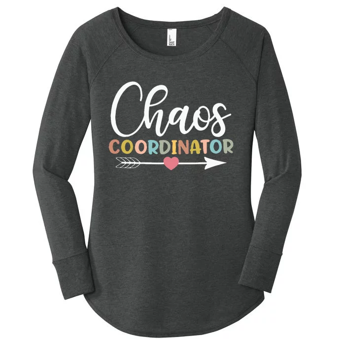 Chaos Coordinator Women's Perfect Tri Tunic Long Sleeve Shirt