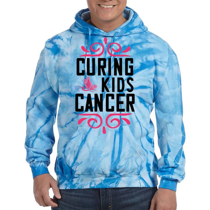 Curing Cancer Tie Dye Hoodie