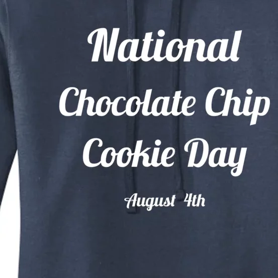 Chocolate Chip Cookie Day Gift Women's Pullover Hoodie