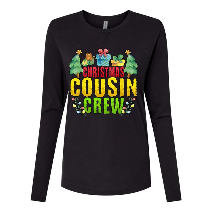 Christmas Cousin Crew Womens Cotton Relaxed Long Sleeve T-Shirt