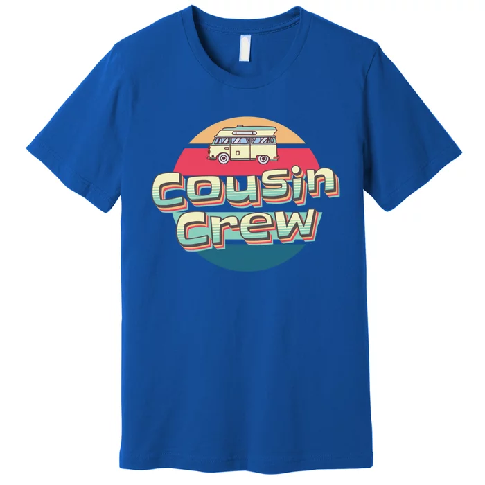 Cousin Camping Crew Matching Road Trip Funny Gift Premium T-Shirt