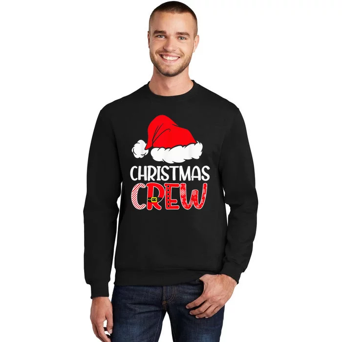 Christmas Cousin Crew Santa Hat  Wo Kid Tall Sweatshirt