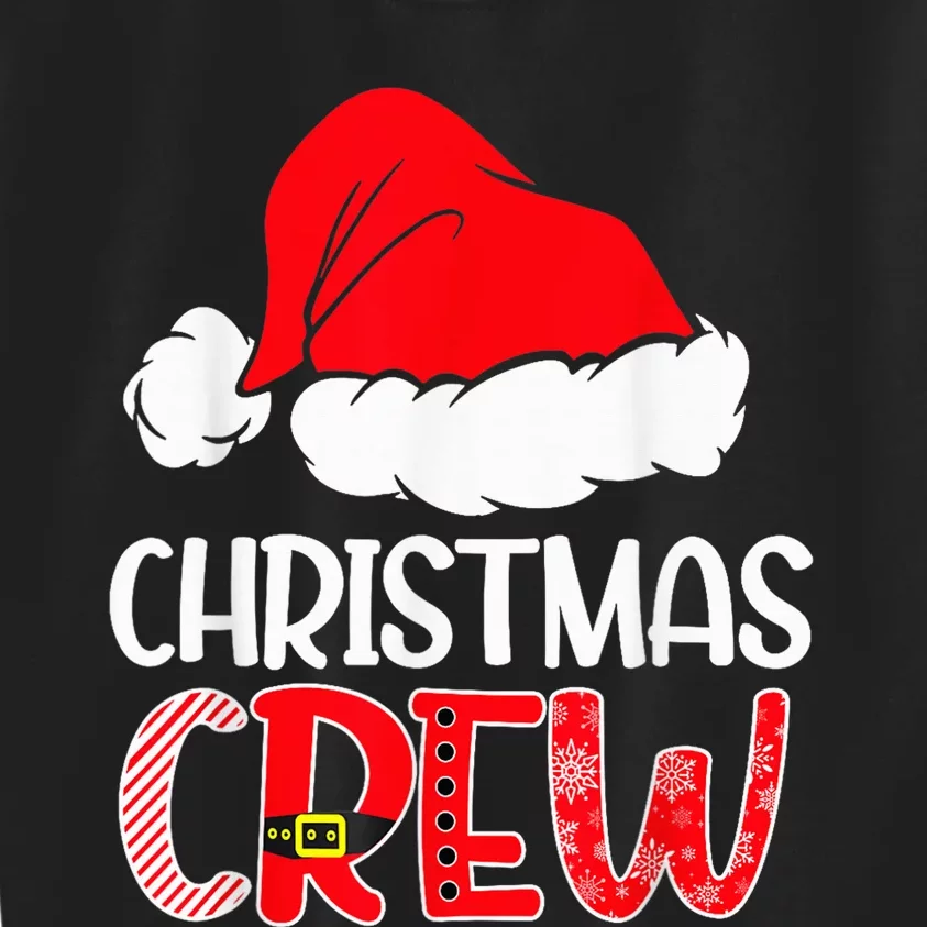 Christmas Cousin Crew Santa Hat  Wo Kid Kids Sweatshirt