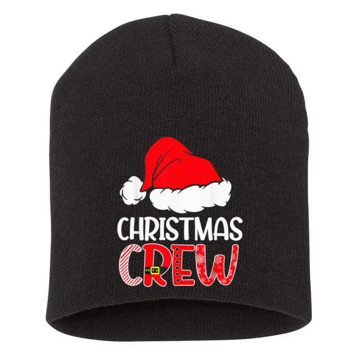 Christmas Cousin Crew Santa Hat  Wo Kid Short Acrylic Beanie