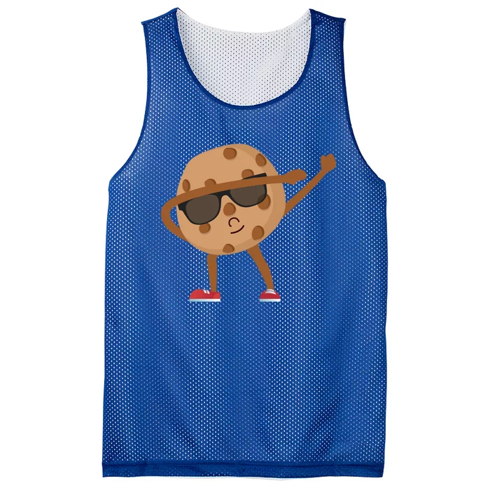 Chocolate Chip Cookie Funny Dabbing Drop Cookie Baking Lover Gift Mesh Reversible Basketball Jersey Tank