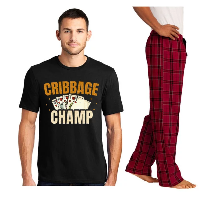 Cribbage Champ Card Game Players Pajama Set