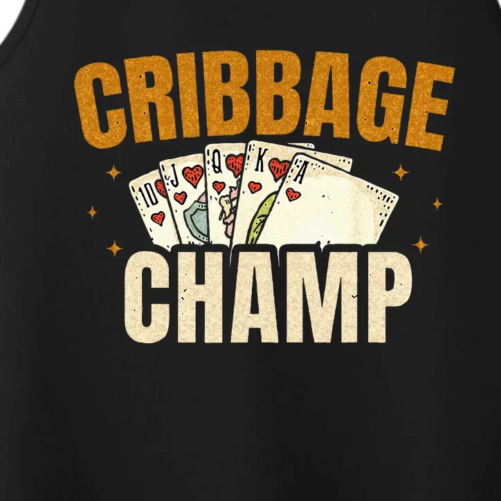 Cribbage Champ Card Game Players Performance Tank