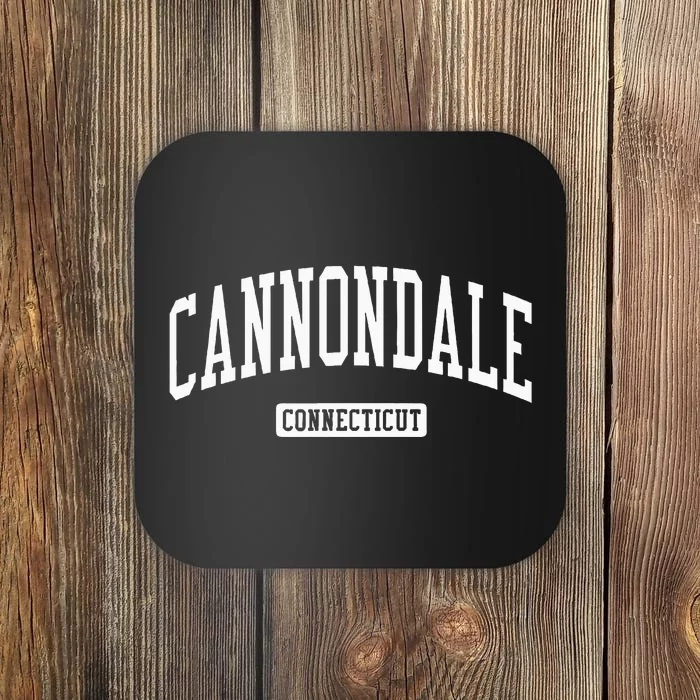 Cannondale Connecticut Ct Vintage Athletic Sports Design Coaster