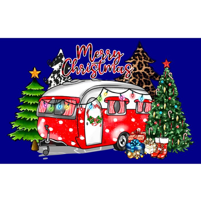 Christmas Camping Camp Lover Funny Camper Christmas Gift Bumper Sticker