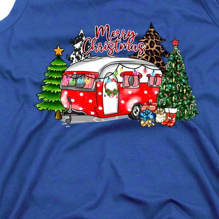 Christmas Camping Camp Lover Funny Camper Christmas Gift Tank Top