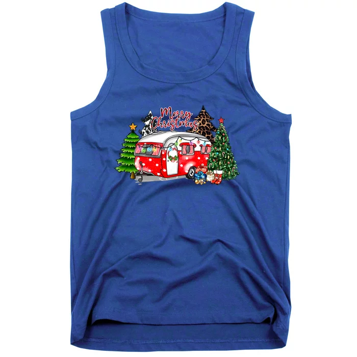 Christmas Camping Camp Lover Funny Camper Christmas Gift Tank Top