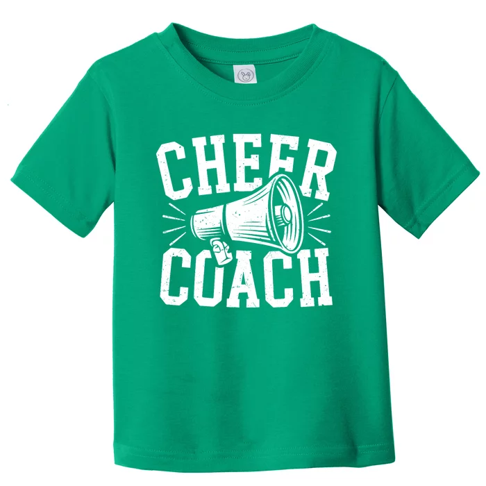 Cheer Coach Cheerleading Cheerleader Coach Toddler T-Shirt