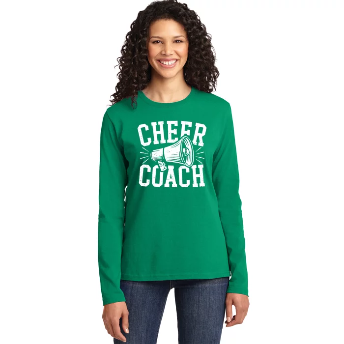 Cheer Coach Cheerleading Cheerleader Coach Ladies Long Sleeve Shirt