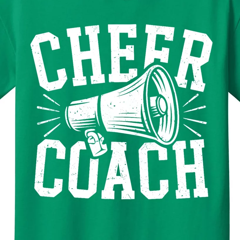 Cheer Coach Cheerleading Cheerleader Coach Kids T-Shirt