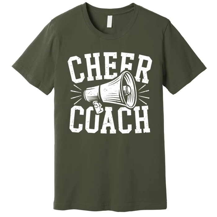 Cheer Coach Cheerleading Cheerleader Coach Premium T-Shirt