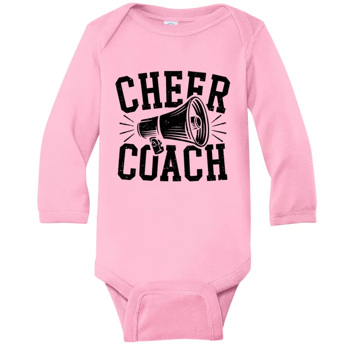 Cheer Coach Cheerleading Cheerleader Coach Baby Long Sleeve Bodysuit