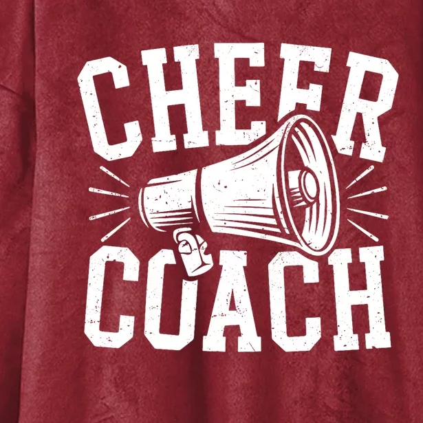 Cheer Coach Cheerleading Cheerleader Coach Hooded Wearable Blanket