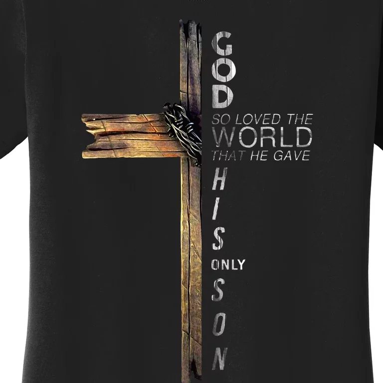 Christ Cross Christian 9 John 316 Women's T-Shirt