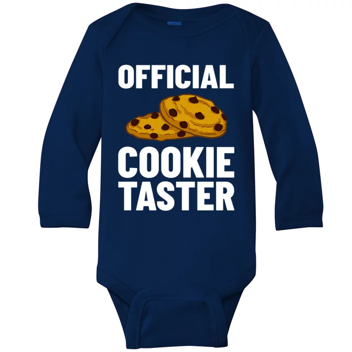 Chocolate Chip Cookie Recipe Dough Almond Great Gift Baby Long Sleeve Bodysuit