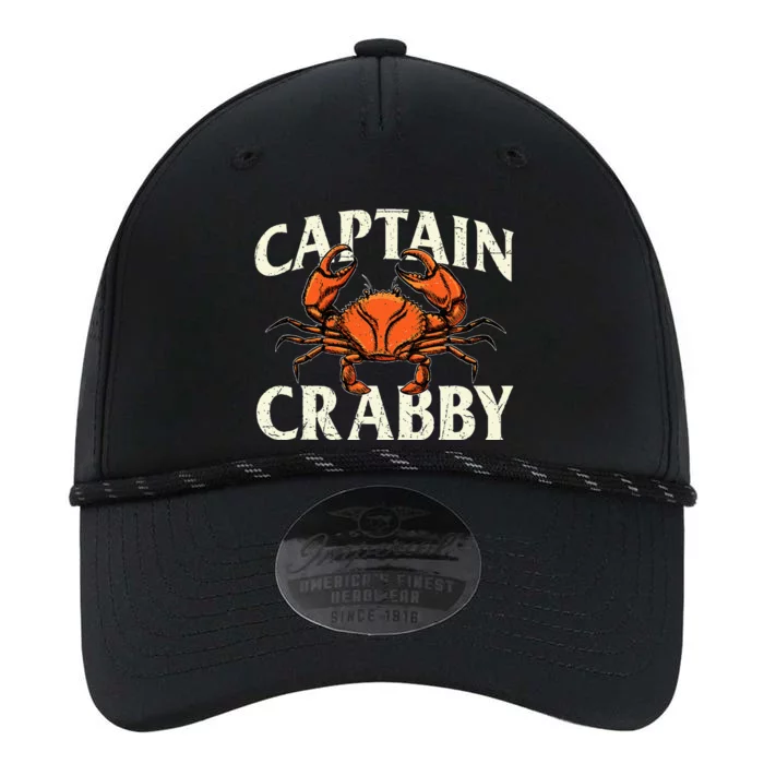 Captain Crabby Crustacean Crabber Crabbing Seafood Lover Performance The Dyno Cap