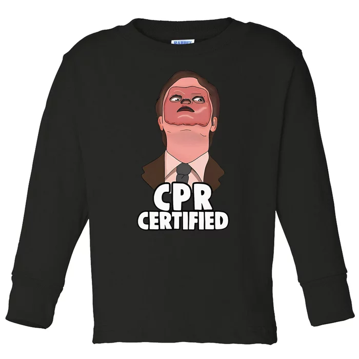 Cpr Certified Toddler Long Sleeve Shirt