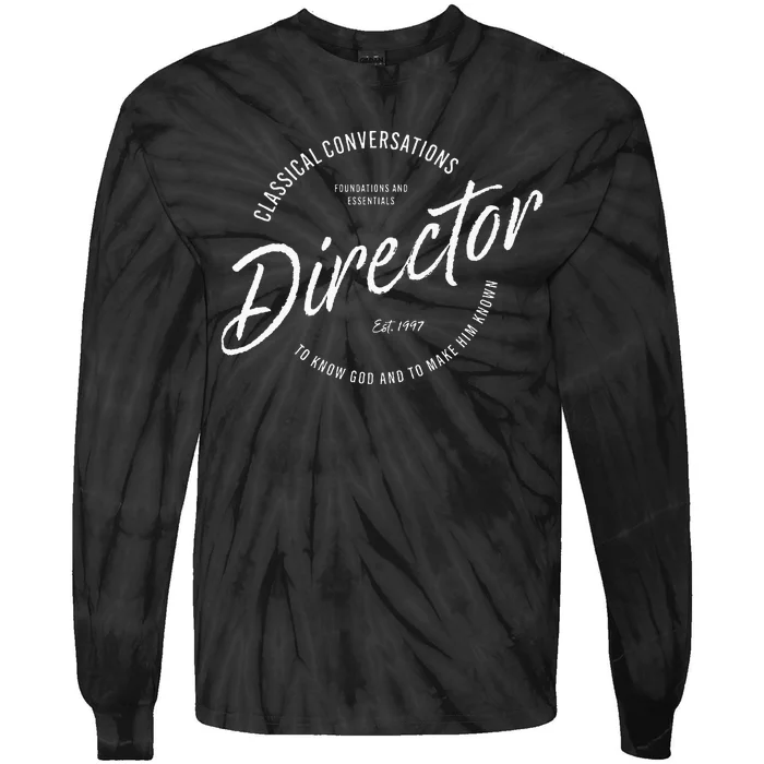 CC Classical Conversations Director Homeschool Tie-Dye Long Sleeve Shirt