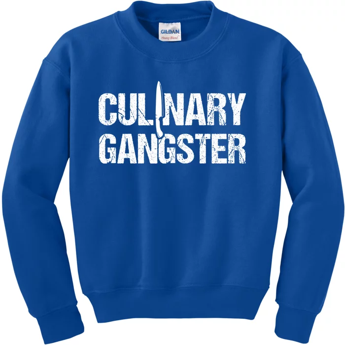 Cooking Chefs Cooking Lovers Cooking Chefs Culinary Gangster Gift Kids Sweatshirt