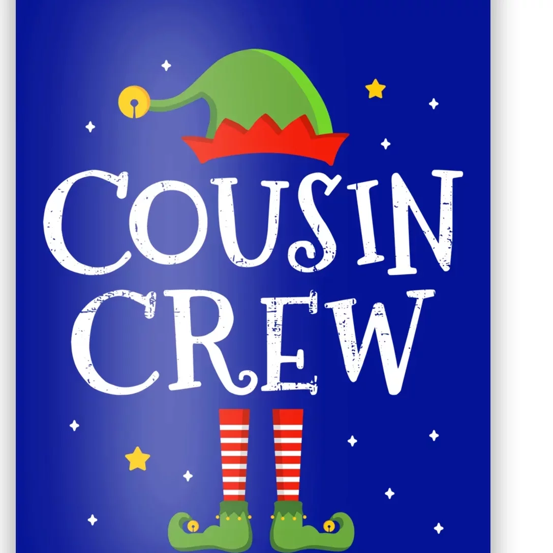 Christmas Cousin Crew With Elf Costume For Family Xmas Meaningful Gift Poster