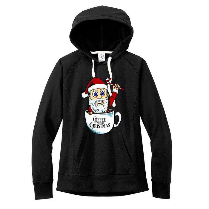 Coffee Christmas Women's Fleece Hoodie