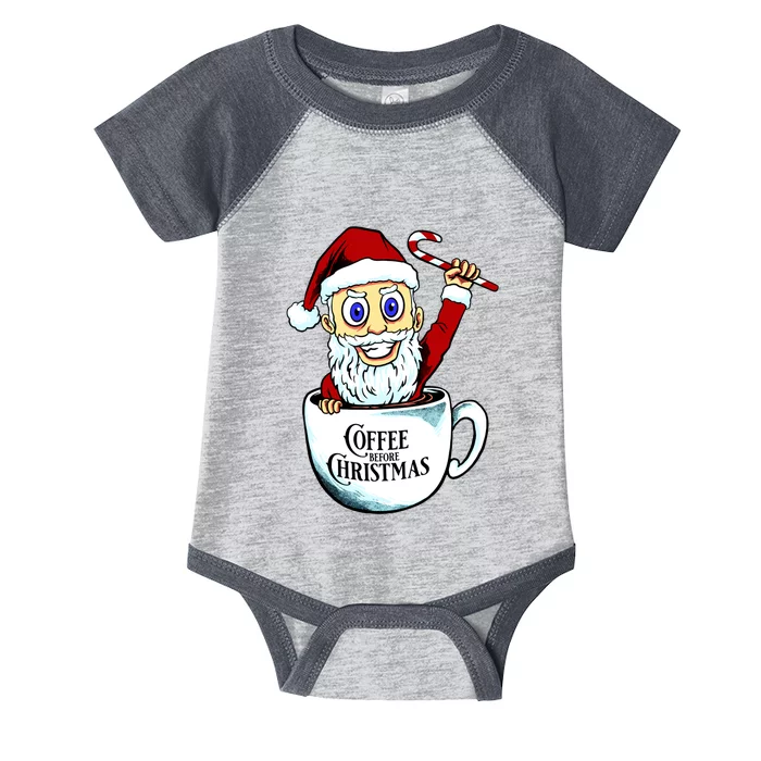 Coffee Christmas Infant Baby Jersey Bodysuit