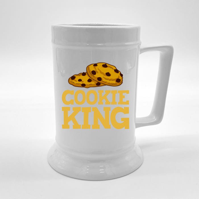 Chocolate Chip Cookie Recipe Dough Almond Cute Gift Front & Back Beer Stein