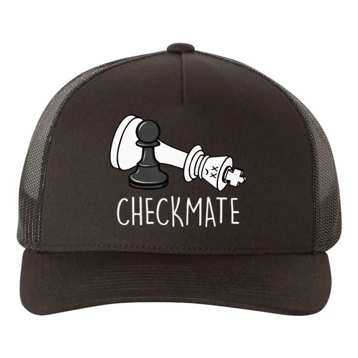 Chess Checkmate Chess Player King Pawn Yupoong Adult 5-Panel Trucker Hat