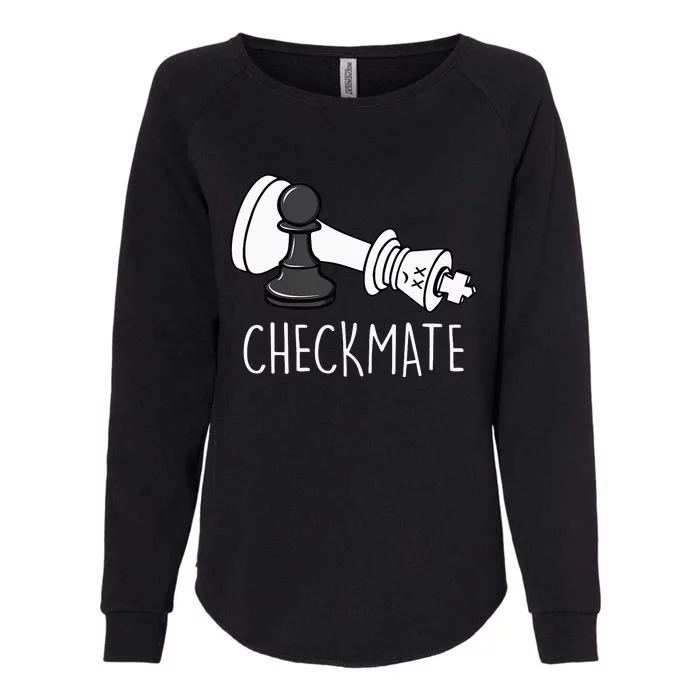 Chess Checkmate Chess Player King Pawn Womens California Wash Sweatshirt