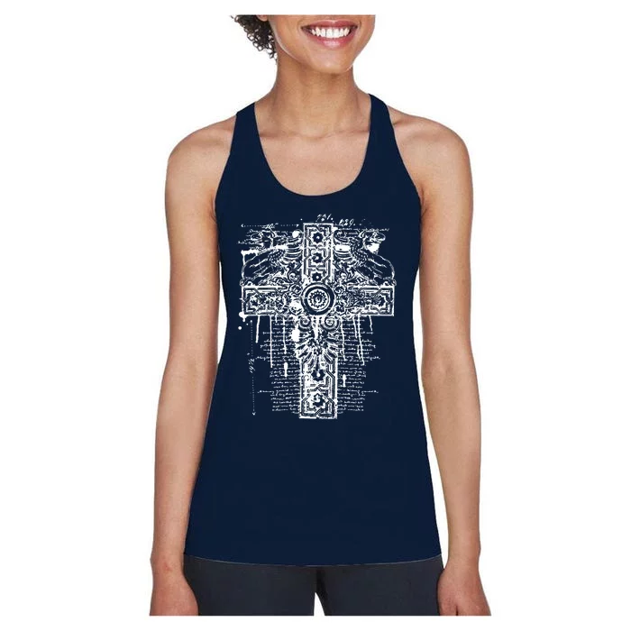 Celtic Cross Women's Racerback Tank