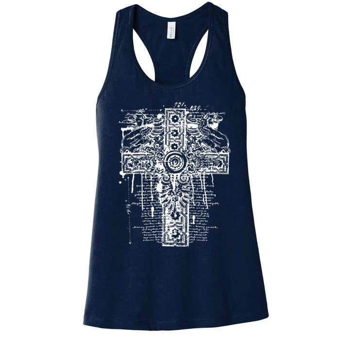 Celtic Cross Women's Racerback Tank