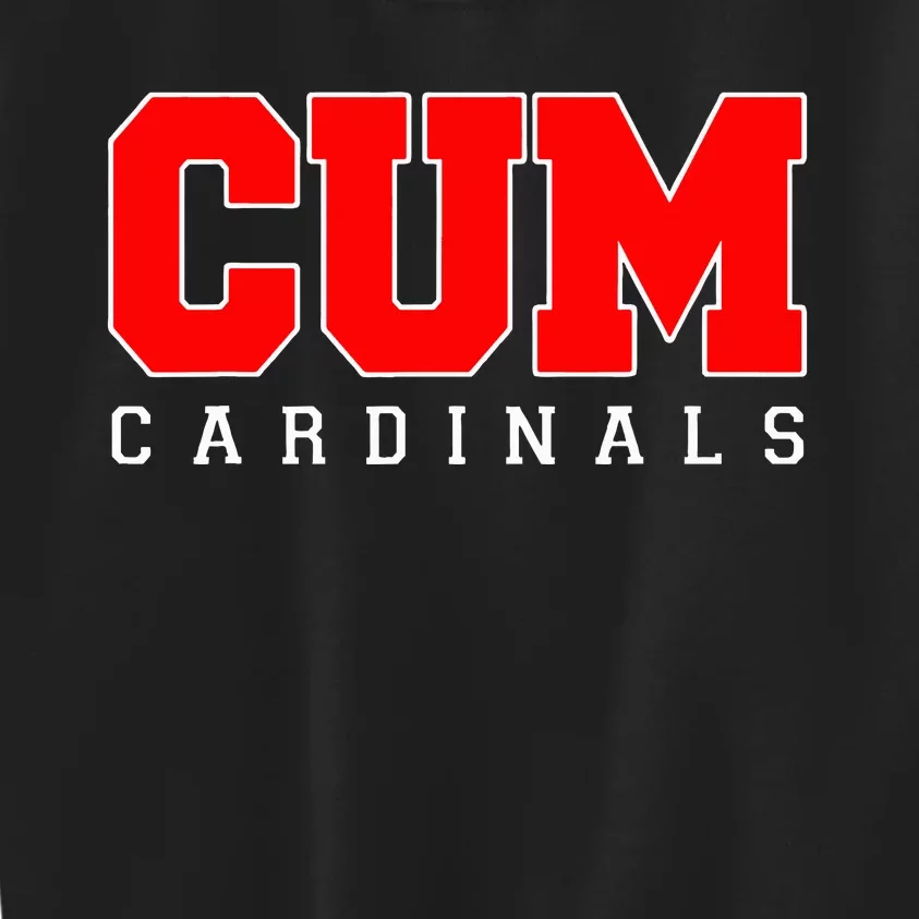 Cum Cardinal Christian University Michigancumcardinalschristianuniversitymi Kids Sweatshirt