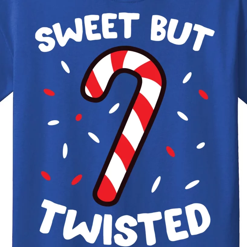 Christmas Candy Cane Sweet But Twisted Funny Christmas Xmas Gift Kids T-Shirt