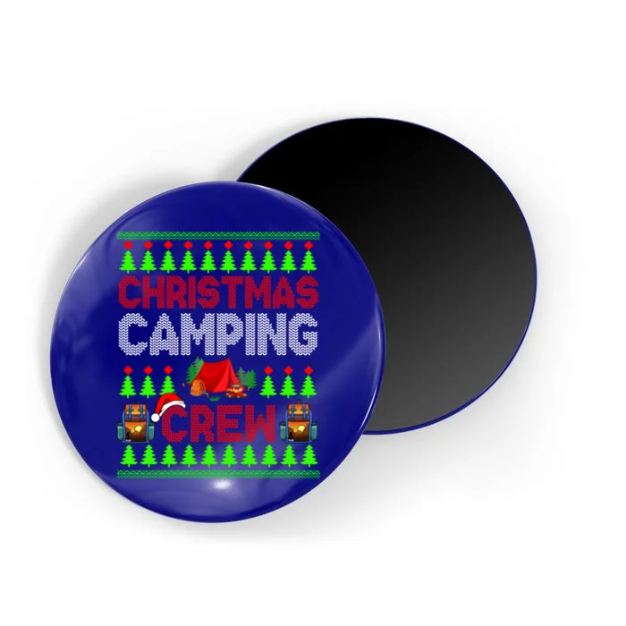 Christmas Camping Crew Xmas Sweater Santa Camper Camping Gift Magnet