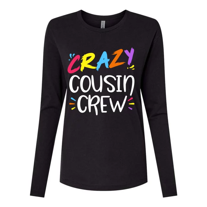 Crazy Cousin Crew Gift Womens Cotton Relaxed Long Sleeve T-Shirt